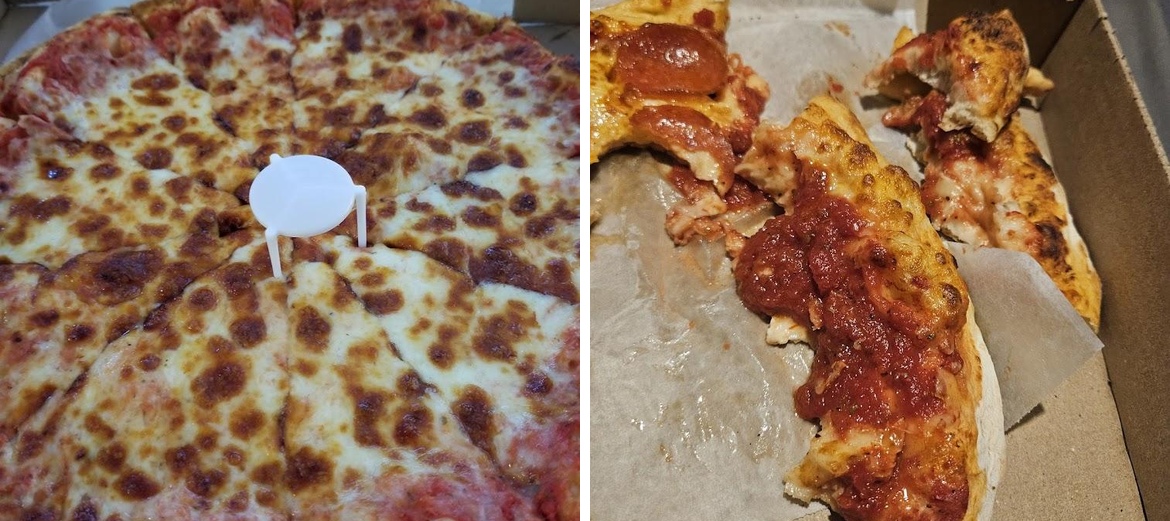Carol of Caseys Pizza Shop Menu